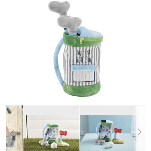 Golf Bag Plush Toy Set | Mud Pie