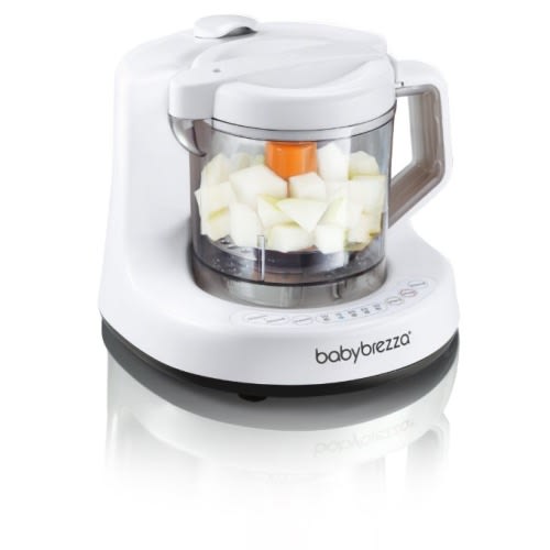 Baby Brezza Baby Food Maker Machine - One Step Cooker and Blender to Steam and Puree Baby Food For Pouches - Mixes Organic Food for Infants and Toddlers
