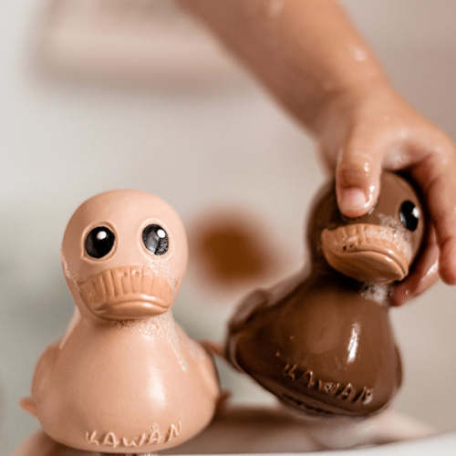 Natural Rubber Kawan Mini Duck - Blush – MamaOwl
