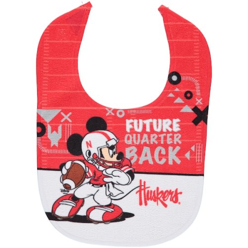 Nebraska Huskers WinCraft Disney Mickey All Pro Baby Bib