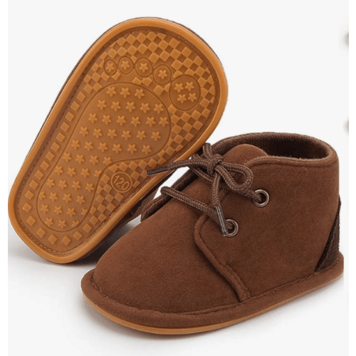 Meckior Baby Booties Newborn Infant Unisex Baby Girls Boys Velvet Rubber Anit-Slip Sole Shoes Toddler Fleece Cozy Winter Warm Prewalker Boots
