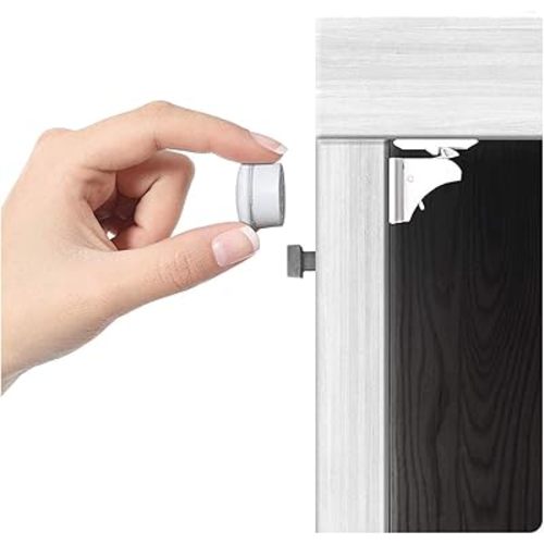 Magnetic Cabinet Locks - Child Safety Locks | Baby Proofing Cabinets System (8 Locks + 2 Key)
