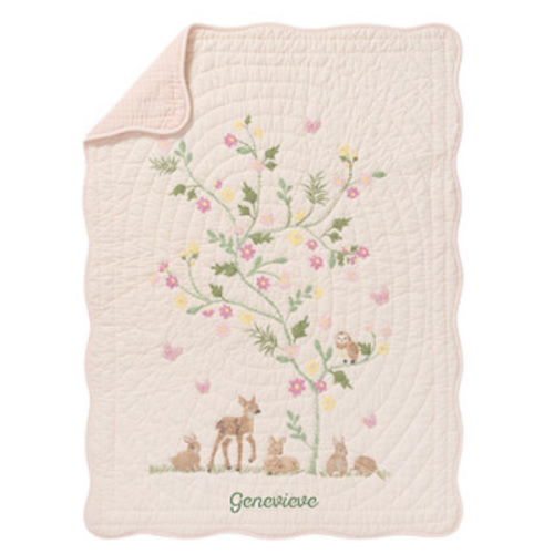 AERIN Fawn Baby Quilt | Pottery Barn Kids