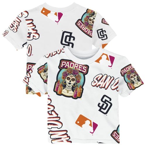 Toddler San Diego Padres Outerstuff White 2026 City Connect Game Day T-Shirt
