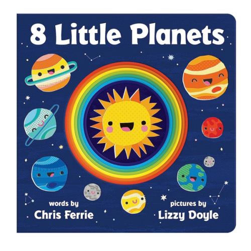 8 Little Planets: A Solar System Book for Kids with Unique Planet Cutouts