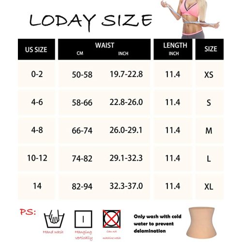LODAY 2 in 1 Postpartum Recovery Belt,Body Wraps Works for Tighten Loose Skin - X-Large - Beige