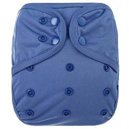 OsoCozy One Size Reusable Cloth Diaper Covers - Adjustable Snap Fit & Double Leg Gussets. Fits Babies from 8-35 Pounds.