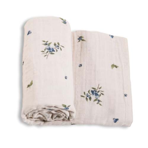 Couverture Mousseline Bleuets