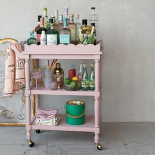 Storied Home 3 Tier Bar Scalloped Tray
