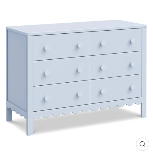 Sammy Scallop 6-Drawer Dresser