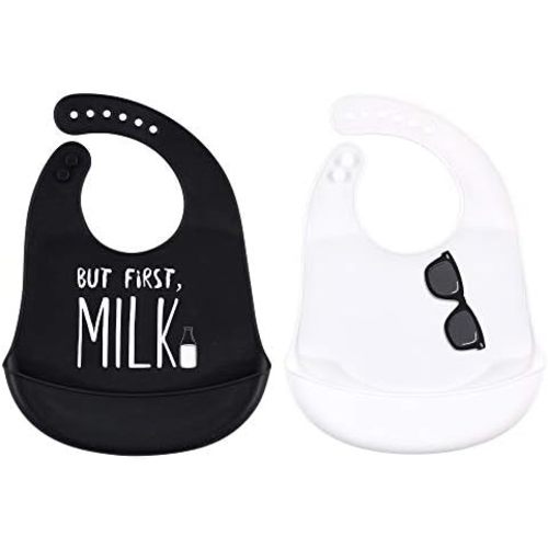 Little Treasure Unisex BabySilicone Bibs