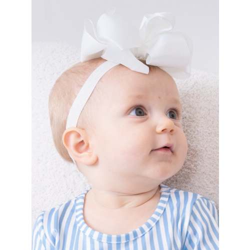 Double Layer Bow Headband 5 Inch - 29 Colors Available
