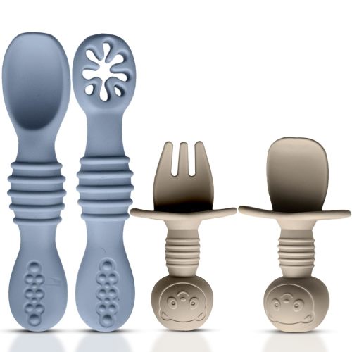 Silicone Baby Spoons & Fork