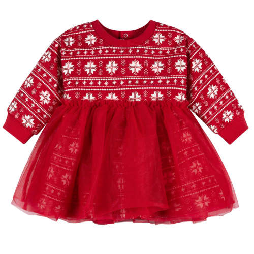 Baby Girls Red Christmas Tulle Dress – Gerber Childrenswear