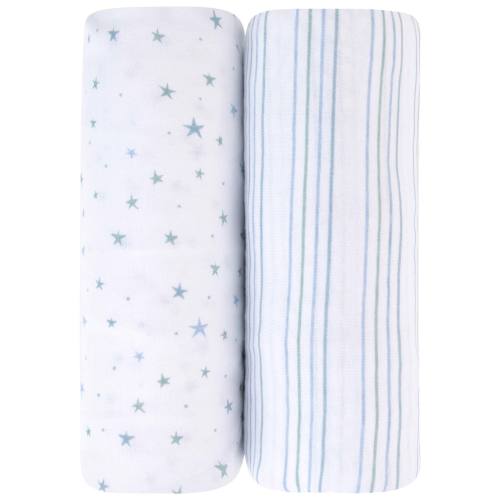 Blue Stars Bassinet Sheet Set – Ely's & Co.