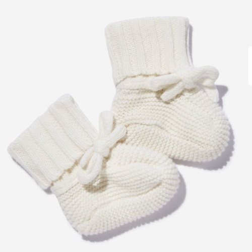 Baby Organic Blend Knit Booties