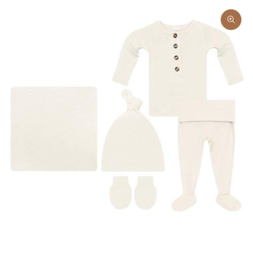 Dakota Plush Knit Newborn Hat Bundle (Top + Bottom)