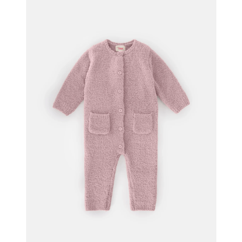 Long Sleeve Jumpsuit - Fuzzy