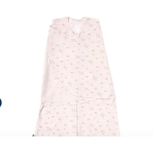 Pink Floral Cotton Swaddle Newborn | HALO