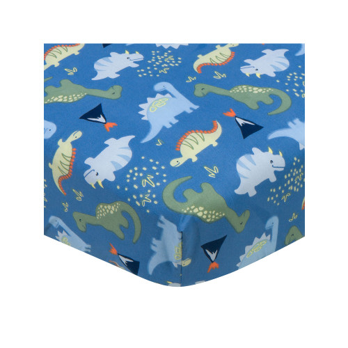 Gerber Baby Boy 100% Cotton Fitted Crib Sheet for Standard Crib and Toddler Mattresses