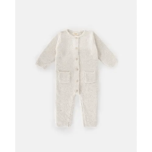 Long Sleeve Jumpsuit - Fuzzy