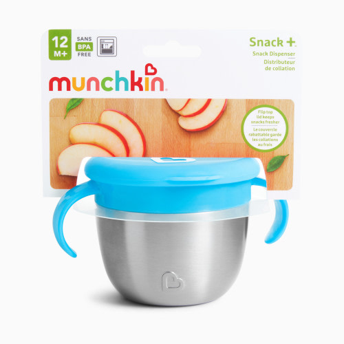 Snack+ Stainless Steel Snack Catcher - Blue