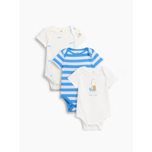 Baby First Favorites Organic Cotton Bodysuit (3-Pack)