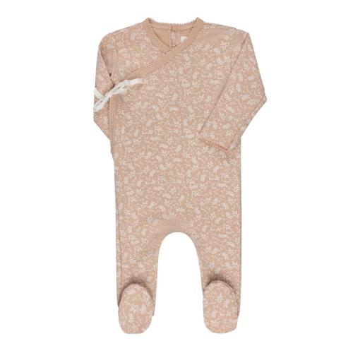 Elys And Co Pink Vine Footie