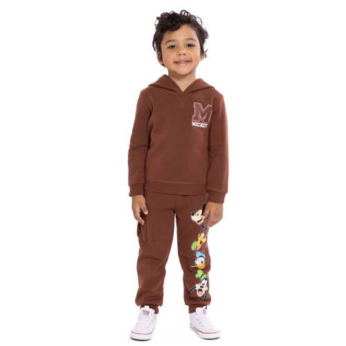 Mickey and Friends Toddler Boys Graphic Hoodie and Jogger Pants Set, 2-Piece, Sizes 12M-5T