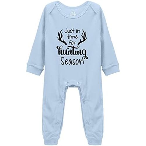 Just in Time for Hunting Season - Crawl Walk Hunt - Funny Cute Infant Creeper, One-Piece Baby Bodysuit 0-24 Months