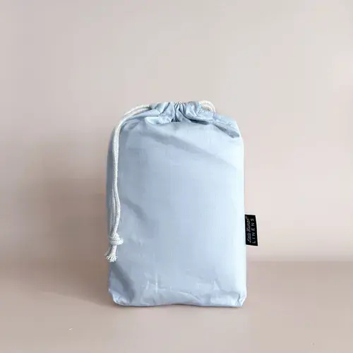 Little Human Linens Co-Sleeper Bassinet / Change Pad Waterproof Sheet - Sky Blue | Baby Bunting AU