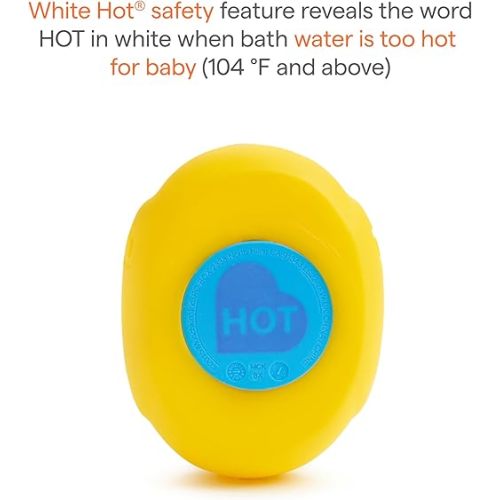 Munchkin® White Hot® Safety Bath Ducky Toy, Yellow