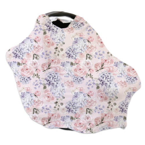 Henlee's Hydrangea Multi-Use Stretchy Car Seat & Nursing Cover