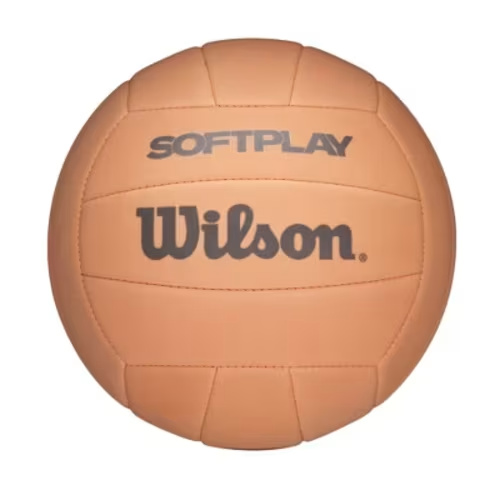 Wilson Soft Play Volleyball - Orange: Regulation Size, EVA Shell & Fill, 8.2" Diameter, Sports Ball