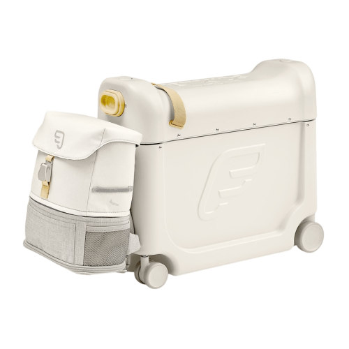 Stokke JetKids BedBox + Crew Backpack Travel Bundle, Moonglow