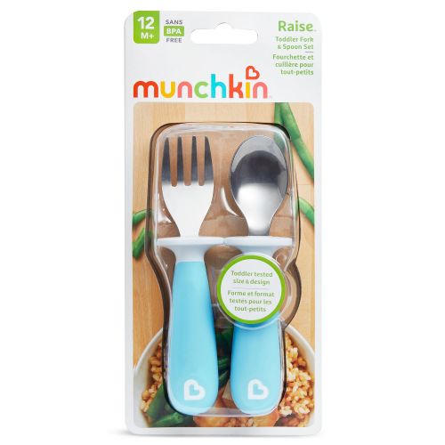 Munchkin Raise Toddler Fork & Spoon Set