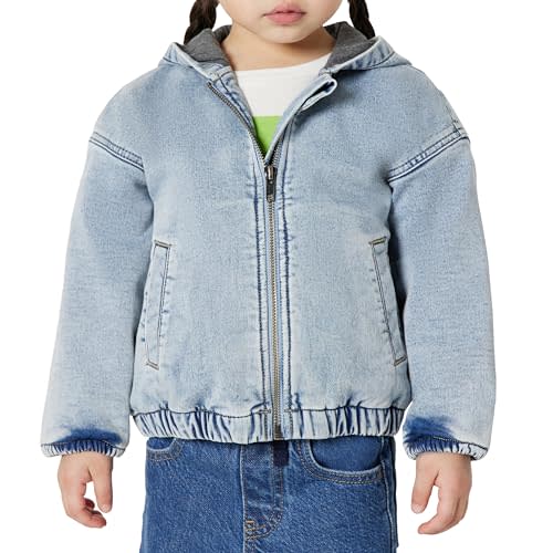 Amazon Essentials Unisex Toddlers and Babies' Soft Stretch Regular-Fit Denim Jacket