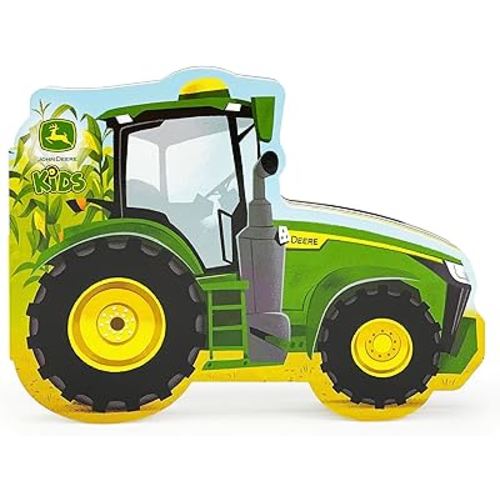 John Deere How Tractors Work - Children's Shaped Board Book for Little Farmers and Tractor Lovers (John Deere Kids)