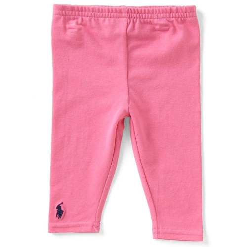 Ralph Lauren Baby Girls Solid Leggings