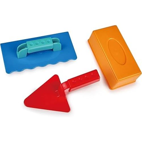 Hape Master Bricklayer Beach and Sand Toy Set Toys, Multicolor, Bold