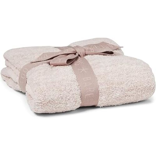 Barefoot Dreams CozyChic Ombre Stroller Blanket, 30 x 40 inches (Antique Rose Multi)