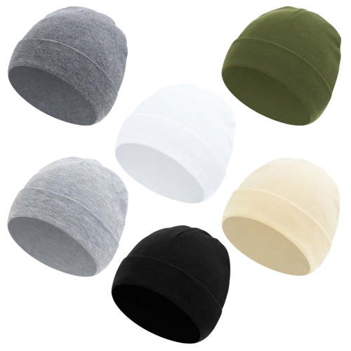 6 Pack Baby Beanie Hats Newborn Hat Unisex Beanies Baby Girl Boy Warm Cap 0-6 Months