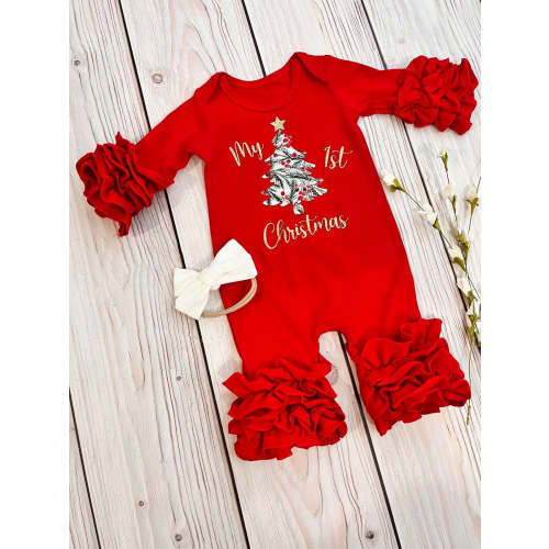 My 1st Christmas Baby Jumpsuit