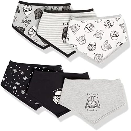 Amazon Essentials Disney | Marvel | Star Wars Baby Boys' Bibs, Multipacks