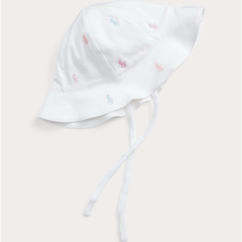 Polo Pony Cotton Interlock Hat | Ralph Lauren