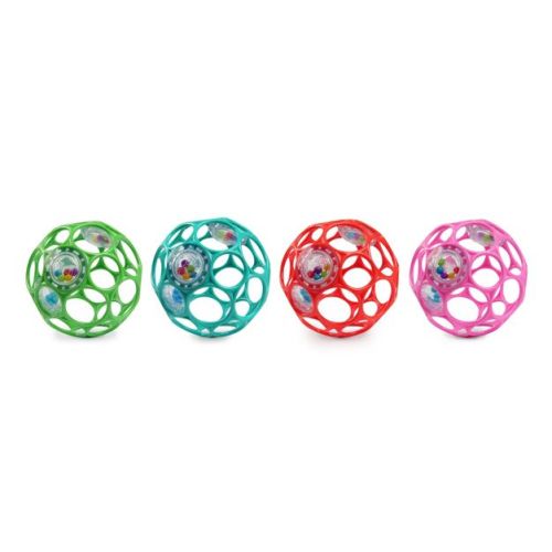 Oball Rattle: BPA-Free, Easy To Grip Baby Toy, Gross Motor Skills Development