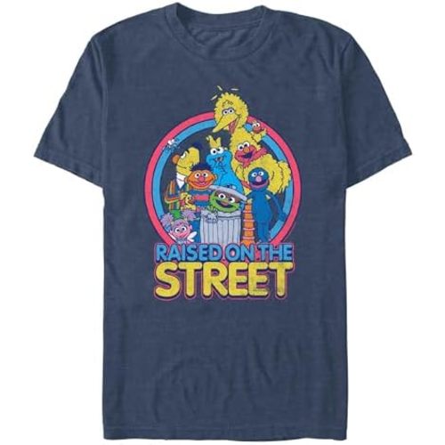 Fifth Sun Sesame Street Men's Retro Short Sleeve Crew Tee
