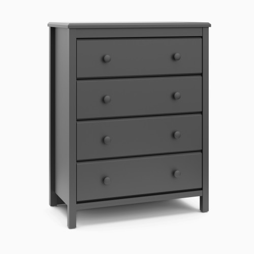 Storkcraft Alpine 4 Drawer Dresser - Gray