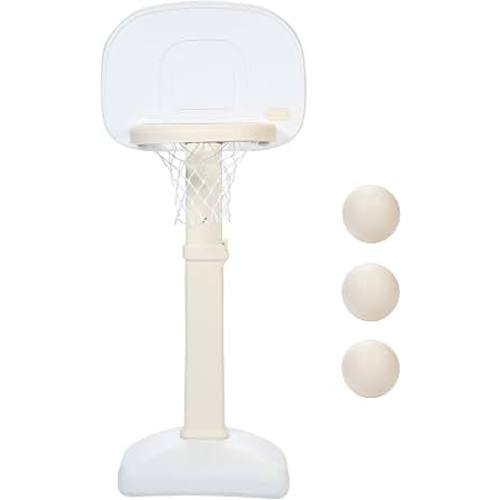 Amazon.com: Little Tikes Cloud Collection - TotSports Easy Score Basketball Set w/ 3 Balls – White