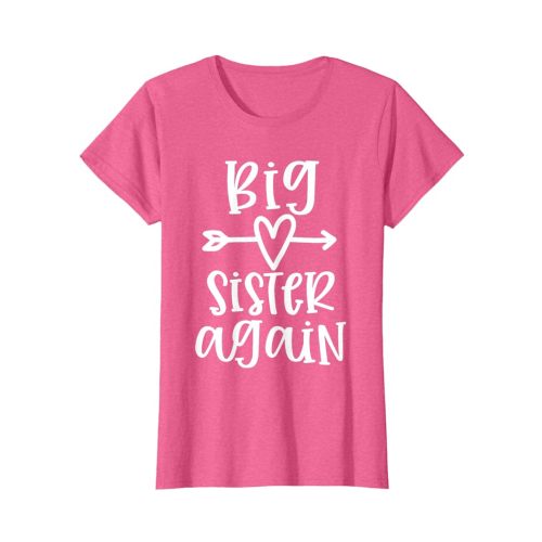 Big Sister Again for Teenage Girls Sibling Announcement T-Shirt